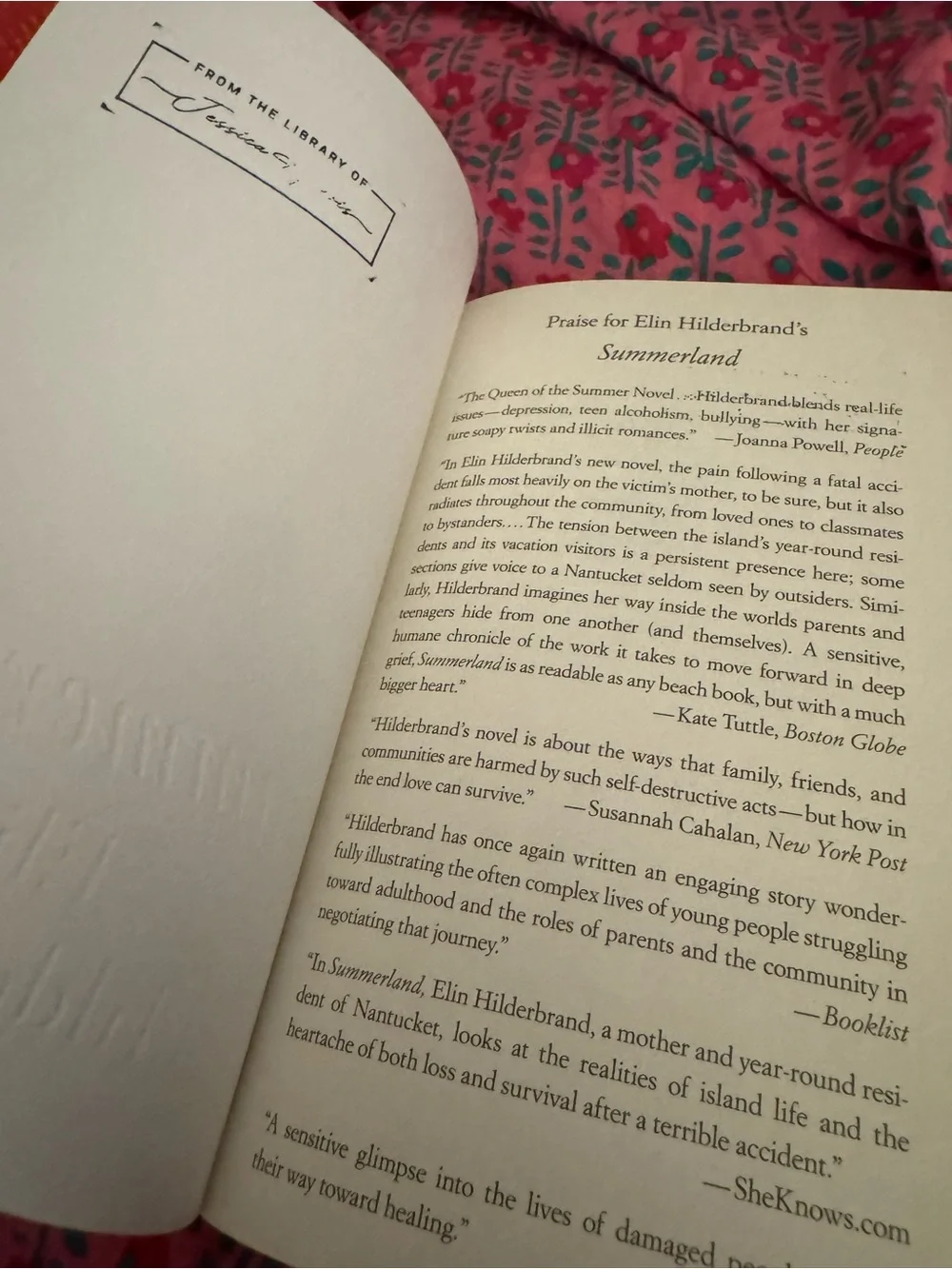Elin Hilderbrand - Summerland - Paperback - *like new